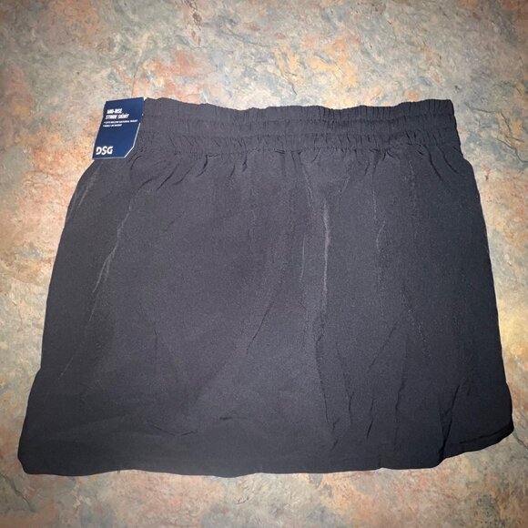 Dsg Mid-Rise Stride Skort With Built-In Shorts, Black, Size‎ Small - Picture 2 of 9